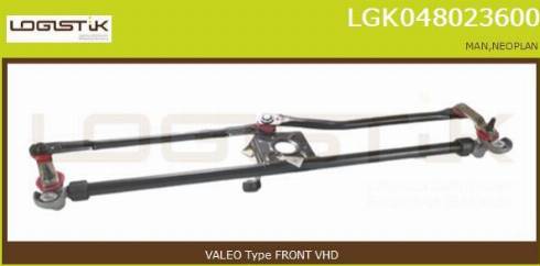 LGK LGK048023600 - Wiper Linkage car-mod.net