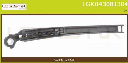 LGK LGK043081304 - Wiper Arm, window cleaning car-mod.net