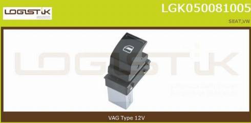 LGK LGK050081005 - Switch, window regulator car-mod.net