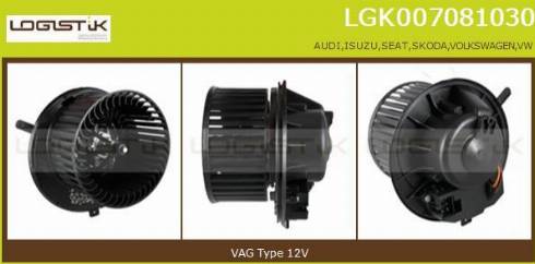 LGK LGK007081030 - Interior Blower car-mod.net