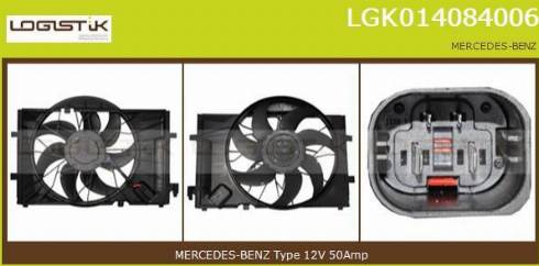LGK LGK014084006 - Electric Motor, radiator fan car-mod.net