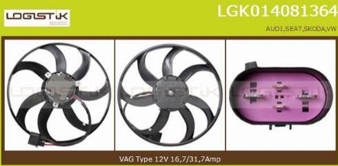 LGK LGK014081364 - Fan, radiator car-mod.net