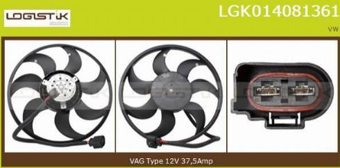 LGK LGK014081361 - Fan, radiator car-mod.net