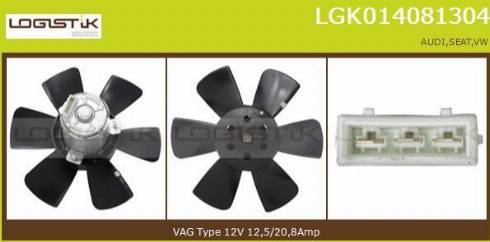 LGK LGK014081304 - Fan, radiator car-mod.net