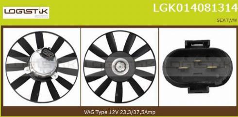 LGK LGK014081314 - Fan, radiator car-mod.net