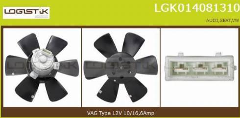 LGK LGK014081310 - Fan, radiator car-mod.net