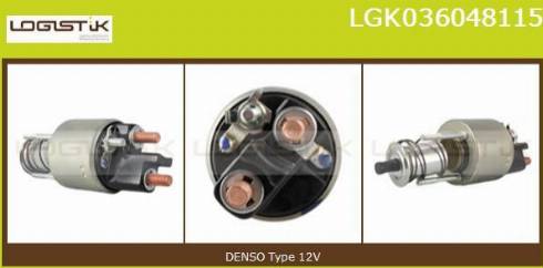 LGK LGK036048115 - Solenoid Switch, starter car-mod.net