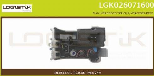 LGK LGK026071600 - Resistor, interior blower car-mod.net