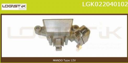 LGK LGK022040102 - Voltage regulator, alternator car-mod.net