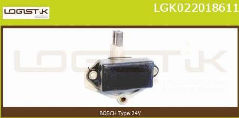 LGK LGK022018611 - Voltage regulator, alternator car-mod.net