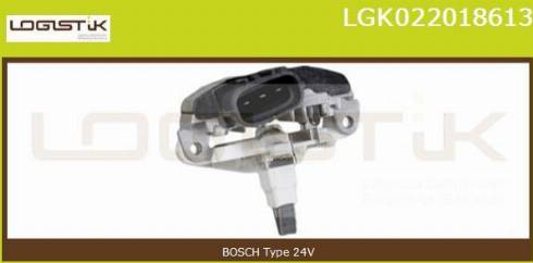 LGK LGK022018613 - Voltage regulator, alternator car-mod.net
