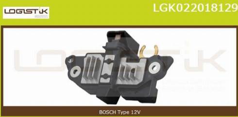 LGK LGK022018129 - Voltage regulator, alternator car-mod.net