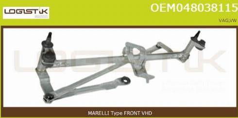 LGK OEM048038115 - Wiper Linkage car-mod.net
