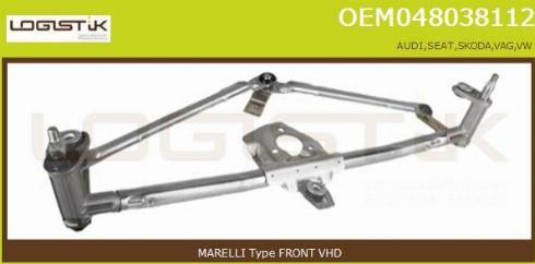 LGK OEM048038112 - Wiper Linkage car-mod.net