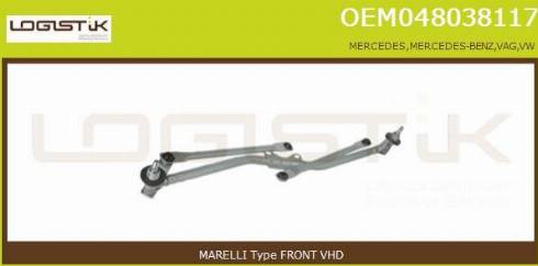 LGK OEM048038117 - Wiper Linkage car-mod.net
