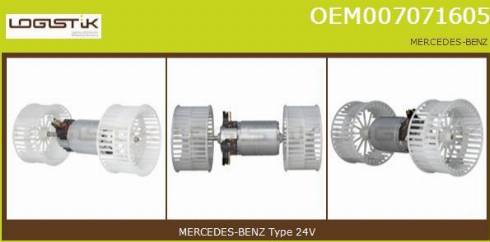 LGK OEM007071605 - Interior Blower car-mod.net
