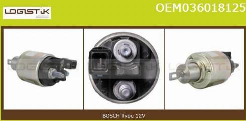 LGK OEM036018125 - Solenoid Switch, starter car-mod.net