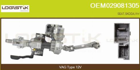 LGK OEM029081305 - Steering Column car-mod.net