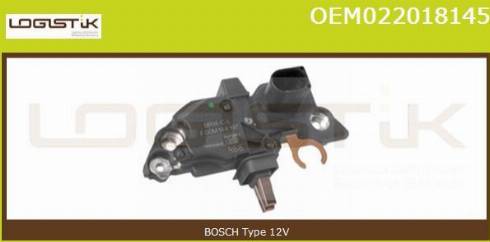 LGK OEM022018145 - Voltage regulator, alternator car-mod.net