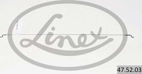 Linex 47.52.03 - Cable, seat back adjustment car-mod.net
