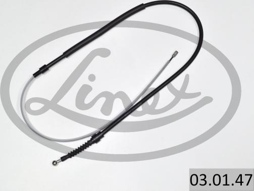 Linex 03.01.47 - Cable, parking brake car-mod.net