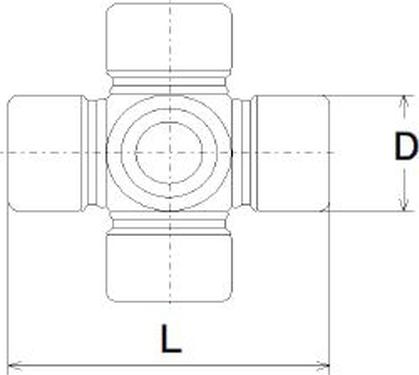 Löbro U125 - Flexible disc, propshaft joint car-mod.net