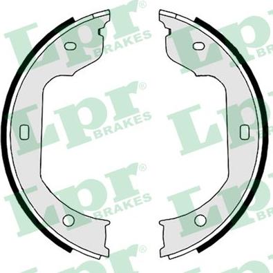 LPR 09110 - Brake Shoe Set, parking brake car-mod.net