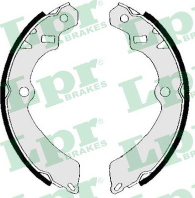 LPR 05710 - Drum Brake Shoe Set car-mod.net