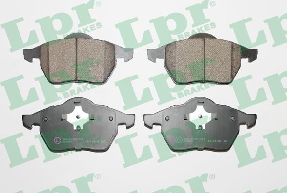 LPR 05P639 - Brake Pad Set, disc brake car-mod.net