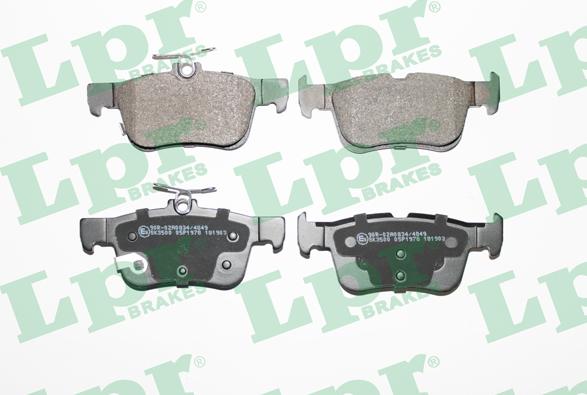 LPR 05P1978 - Brake Pad Set, disc brake car-mod.net