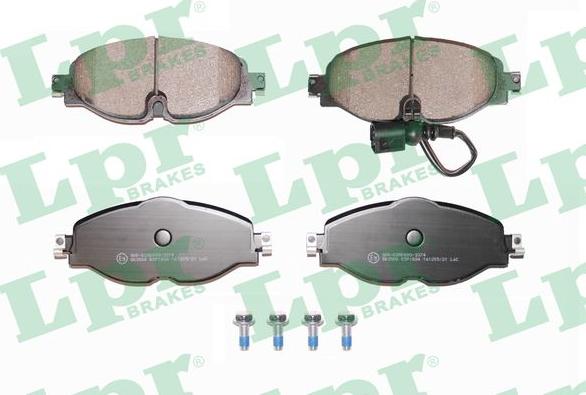 LPR 05P1834 - Brake Pad Set, disc brake car-mod.net