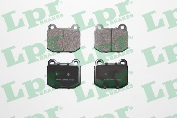 LPR 05P137 - Brake Pad Set, disc brake car-mod.net