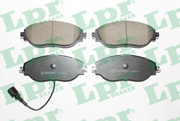 LPR 05P1734 - Brake Pad Set, disc brake car-mod.net