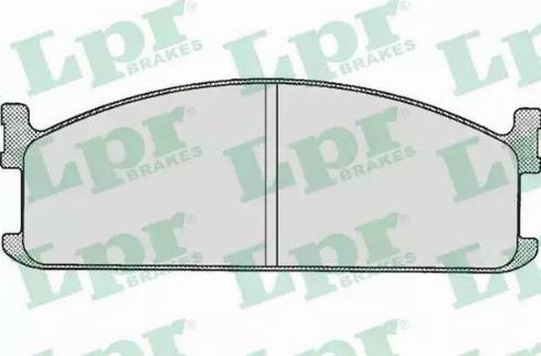 LPR 05P284 - Brake Pad Set, disc brake car-mod.net