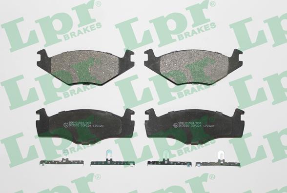 LPR 05P224 - Brake Pad Set, disc brake car-mod.net