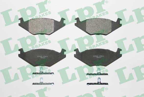 LPR 05P223 - Brake Pad Set, disc brake car-mod.net