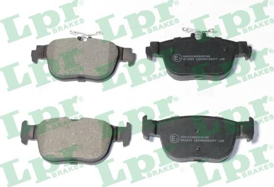 LPR 05P2277 - Brake Pad Set, disc brake car-mod.net