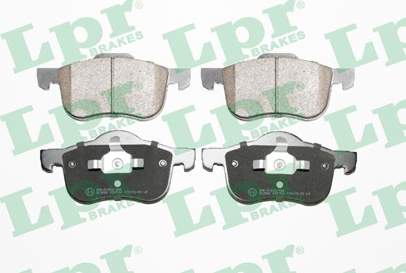 LPR 05P704 - Brake Pad Set, disc brake car-mod.net
