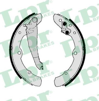 LPR 00150 - Drum Brake Shoe Set car-mod.net