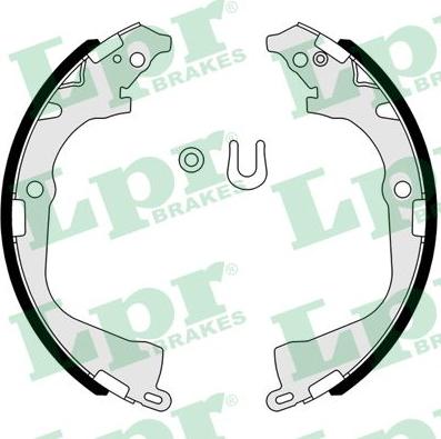 LPR 01011 - Drum Brake Shoe Set car-mod.net