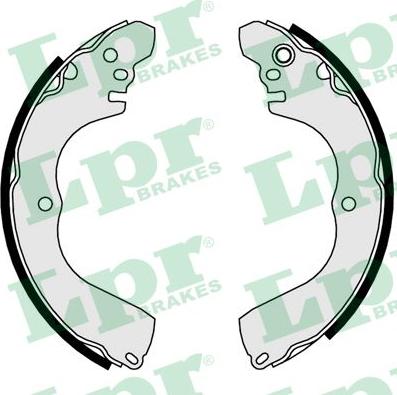 LPR 01026 - Drum Brake Shoe Set car-mod.net