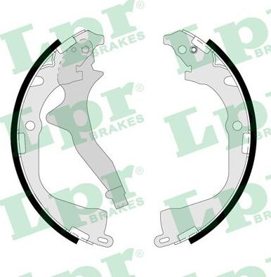 LPR 01134 - Drum Brake Shoe Set car-mod.net
