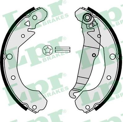 LPR 01126 - Drum Brake Shoe Set car-mod.net