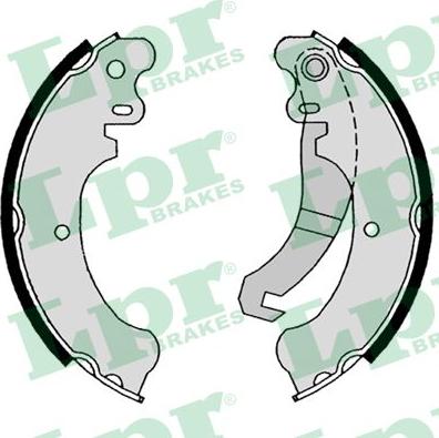 LPR 08570 - Drum Brake Shoe Set car-mod.net