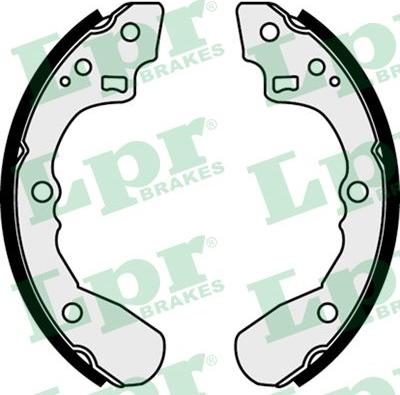 LPR 07440 - Drum Brake Shoe Set car-mod.net