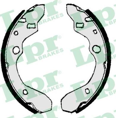 LPR 07010 - Drum Brake Shoe Set car-mod.net