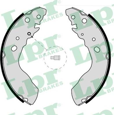 LPR 07770 - Drum Brake Shoe Set car-mod.net