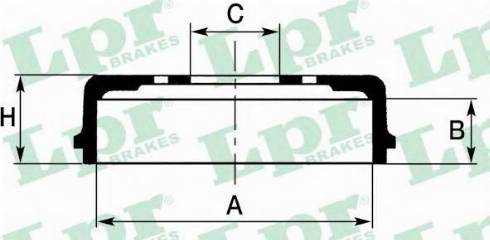 LPR 7D0679 - Brake Drum car-mod.net