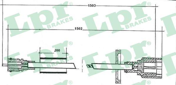 LPR C0053SP - Tacho Shaft car-mod.net