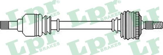 LPR DS52515 - Drive Shaft car-mod.net